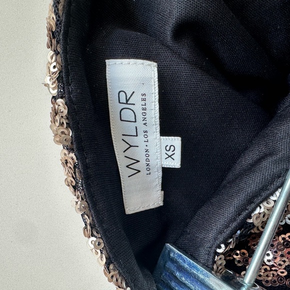 Wyldr sequin mini pencil skirt size xs - Picture 3 of 4